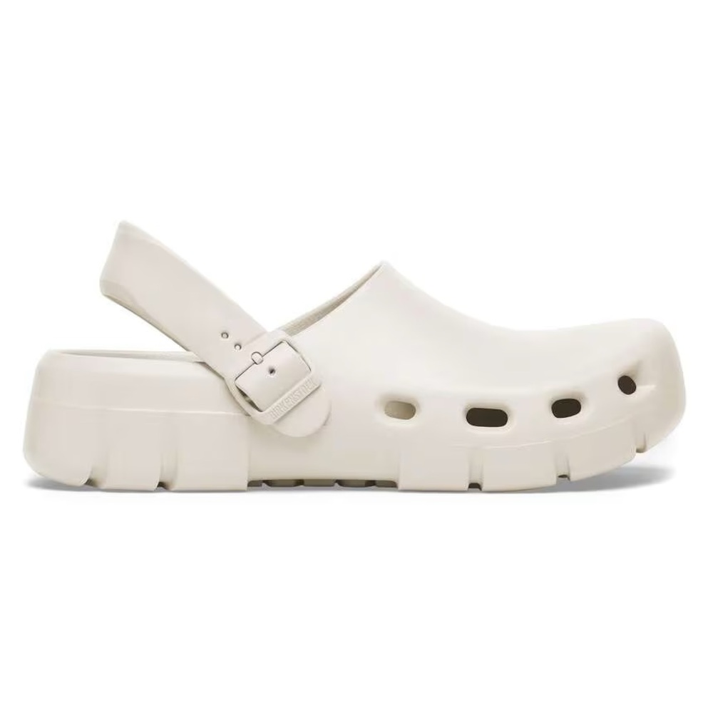 Birkenstock Cream Slip-On Clog Mule